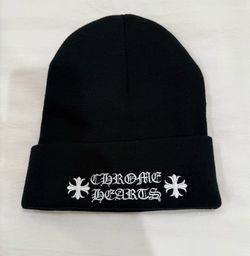 Chrome Hearts Black Knit Beanie
