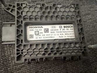 Honda Bosch Radar Sub Assembly 36801-TVA-A16