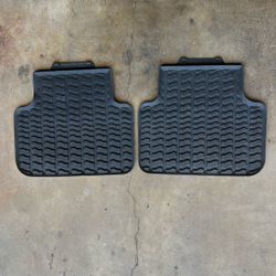 2017 Thru 2024 Audi Q7 All-Weather Floor Mats Rear Only 4M1-061-512-041 OEM