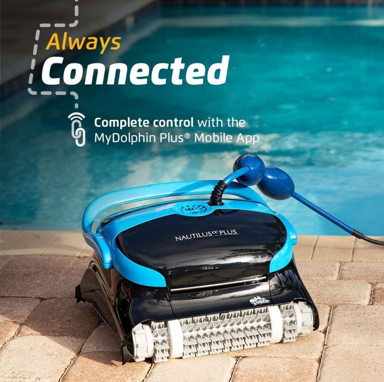 Dolphin Nautilus CC Plus WiFi Automatic Robotic Pool Vacuum