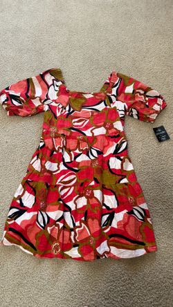 grabielle Mile Gabrielle Floral Puff Sleeve Mini Dress - 100% cotton