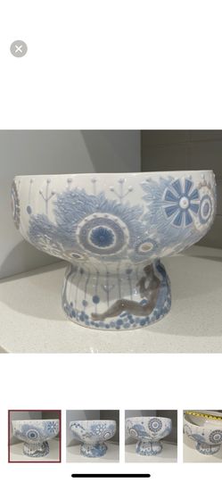 Lladro Pastoral Bowl #1114, 1971 Retired