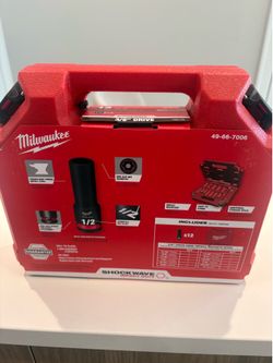 *BRAND NEW* Milwaukee SHOCKWAVE Impact Duty 12PC 3/8”
