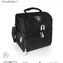 Picnic Time Oakland Raiders Black 304 Fluid ounce(s) Soft Insulated Personal cooler 