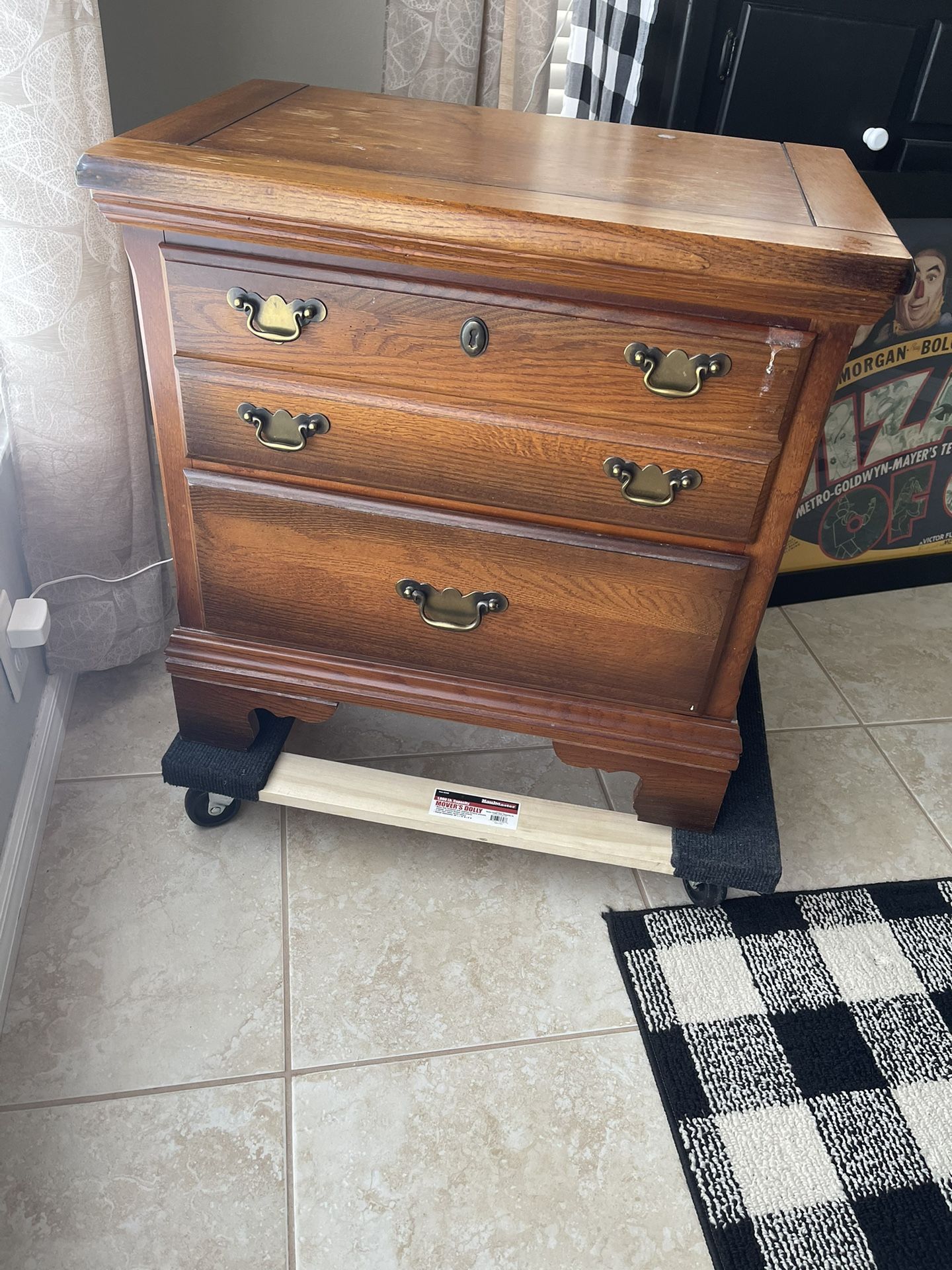 Solid Oak Bassett Nightstand for Sale in Orlando, FL OfferUp