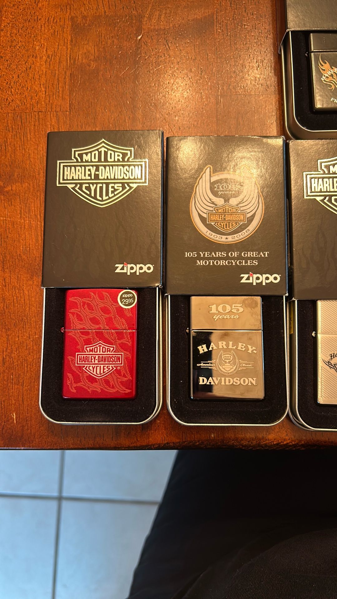 Harley Davidson Zippo Lighters, New