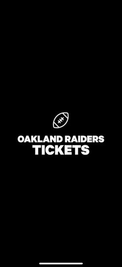 Oakland Raiders Tickets Thumbnail