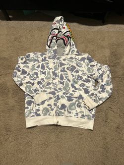 Bape camo double hood hoodie