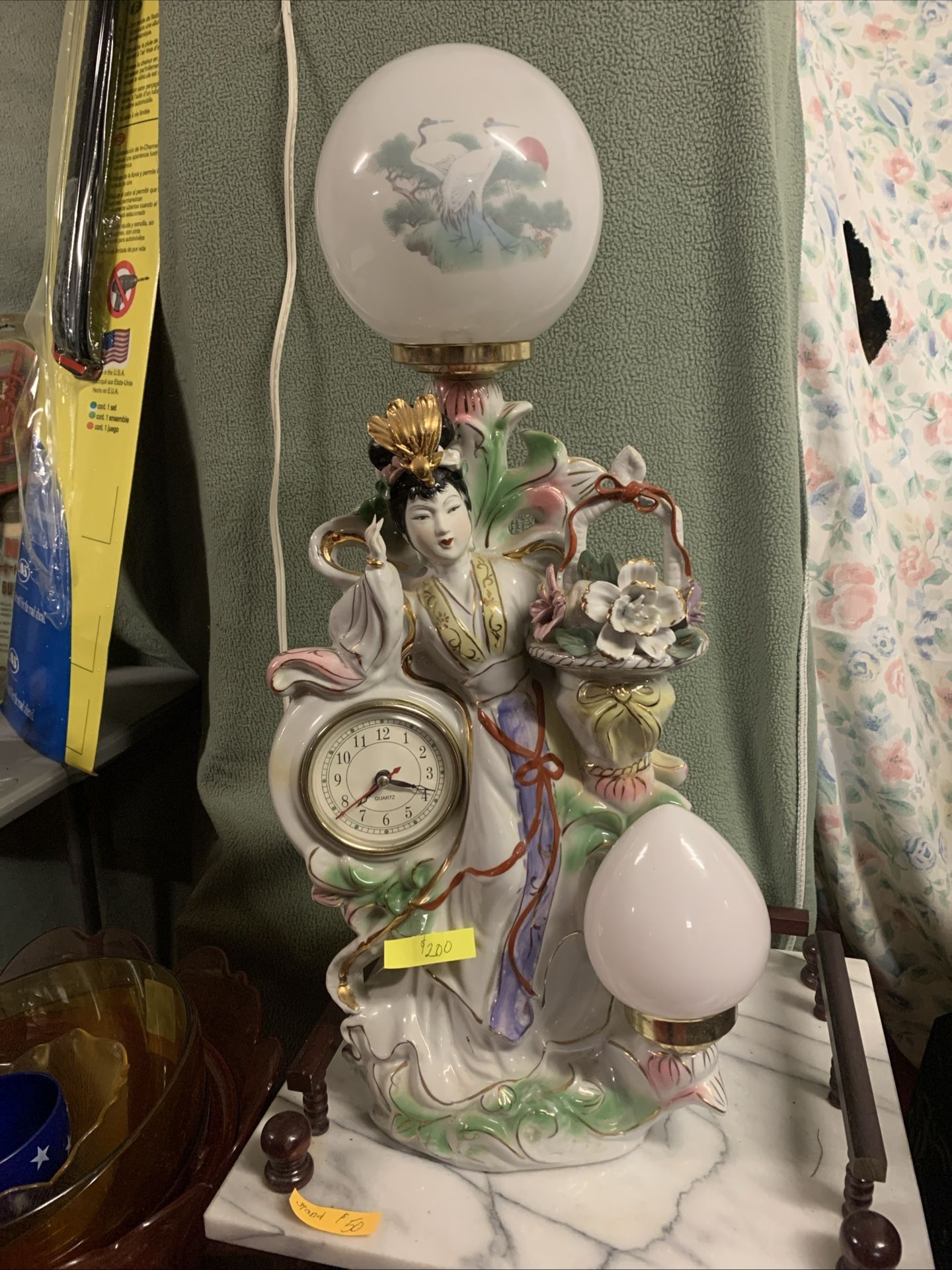 Oriental Clock Lamp