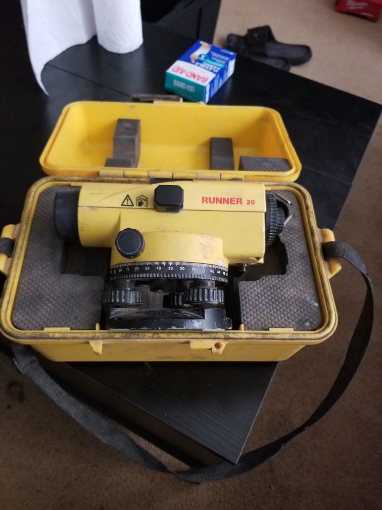 Laser sight for construction