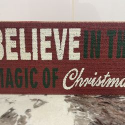 Wood Christmas Sign