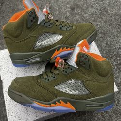 Jordan 5 Retro “Olive 🫒” - 7 - 13 Men Size