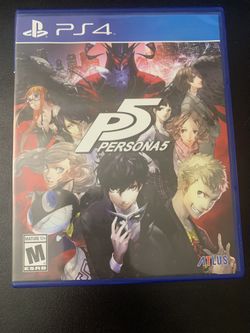 Persona5 ps4 like new