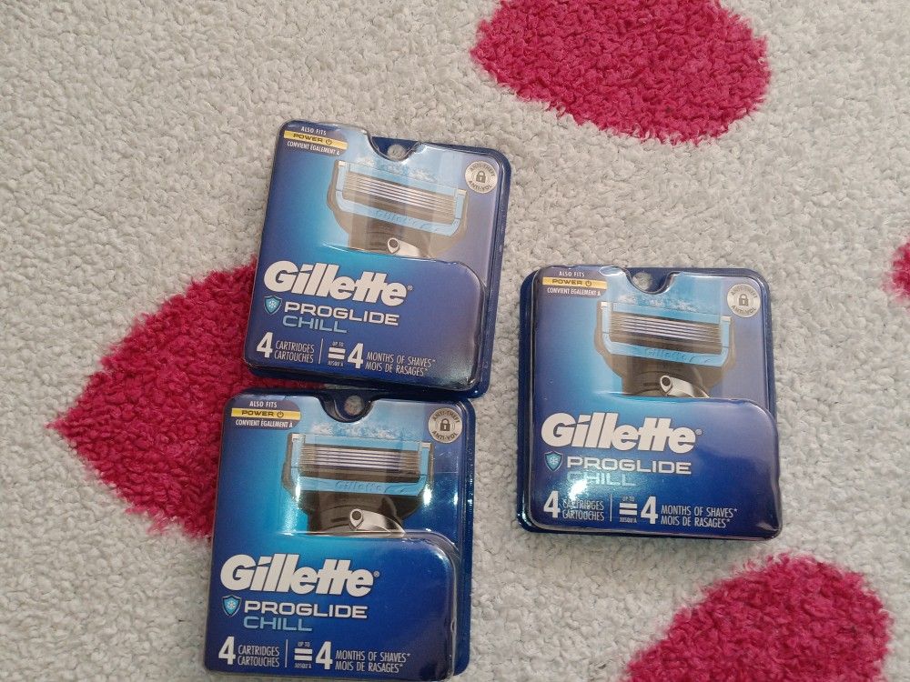 Gillette ProGlide Chill/Fusion 5/ Mach 3 / Skin Guard 