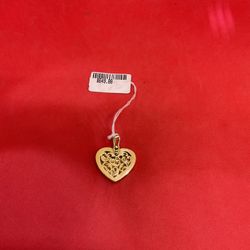 18KT Gold Heart Pendant 