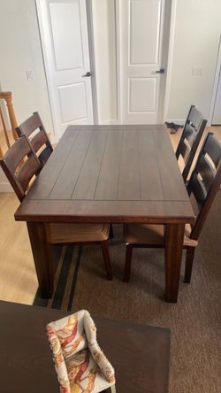 Ashley Furniture Dining Table & Chairs $150