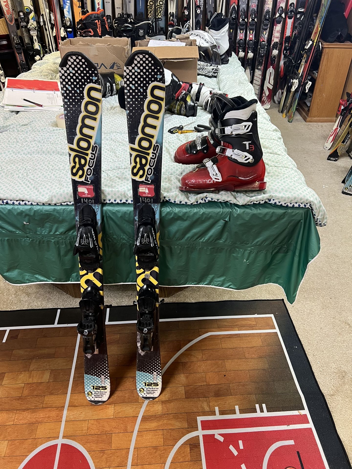 Salomon Kids Ski Package With Boots And Bindings