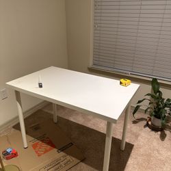 White Work Desk Or Study Table
