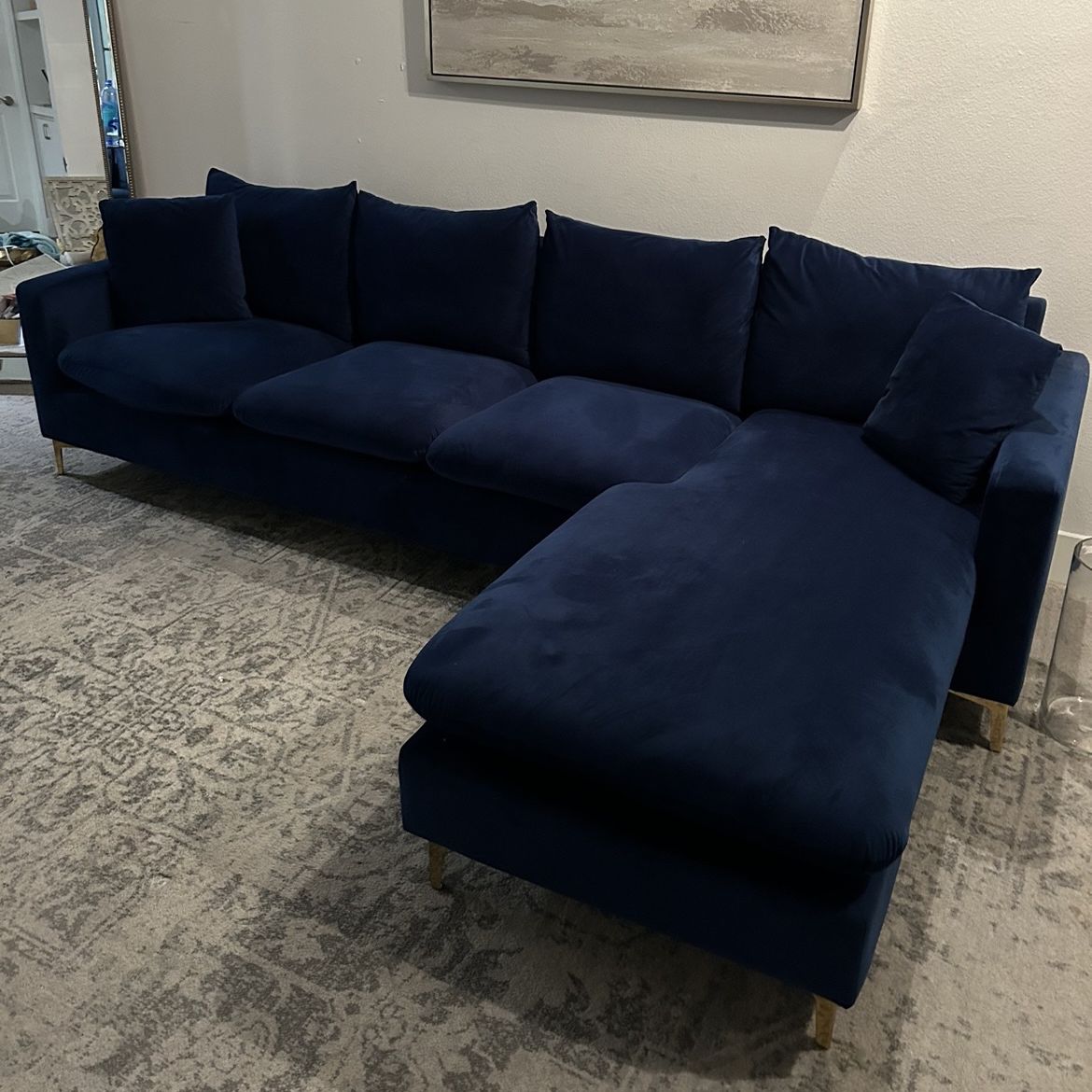 Velvet Sofa 