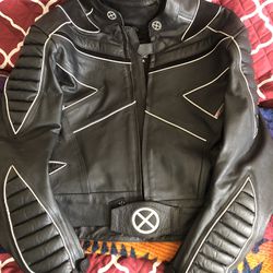 First Gear Motorcycle Leather Jacket 
