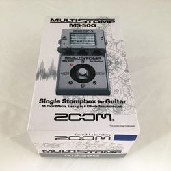 Zoom MS-50G MultiStomp Effects Pedal  - New In Box!