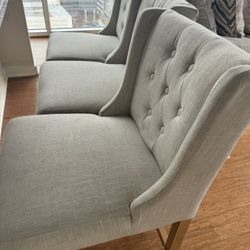 Couch & Barstools To Match 