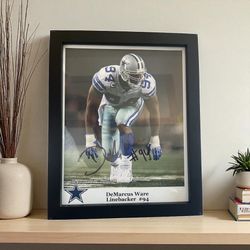 DeMarcus Ware Autographed & Framed Photo - Dallas Cowboys #94
