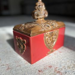 Antique, vintage Ceramic storage , Box