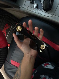 Versace mens shield glasses