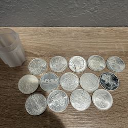 1 Oz Silver Rounds