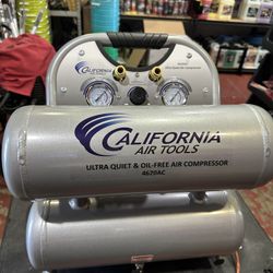 California Air Dual Tank 4.6 Gallon Quite Air Compressor $450 (financing Available) 