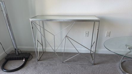 Glass end table
