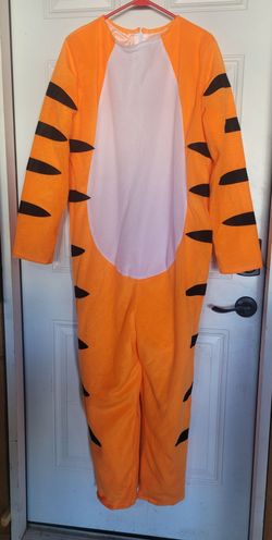 Tiger fleece onesie costume