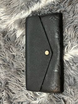 Louis Vuitton Empreinte Sarah Wallet Black