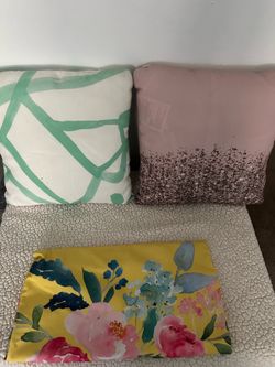 2 Cushions + 3 Society Cushion Covers