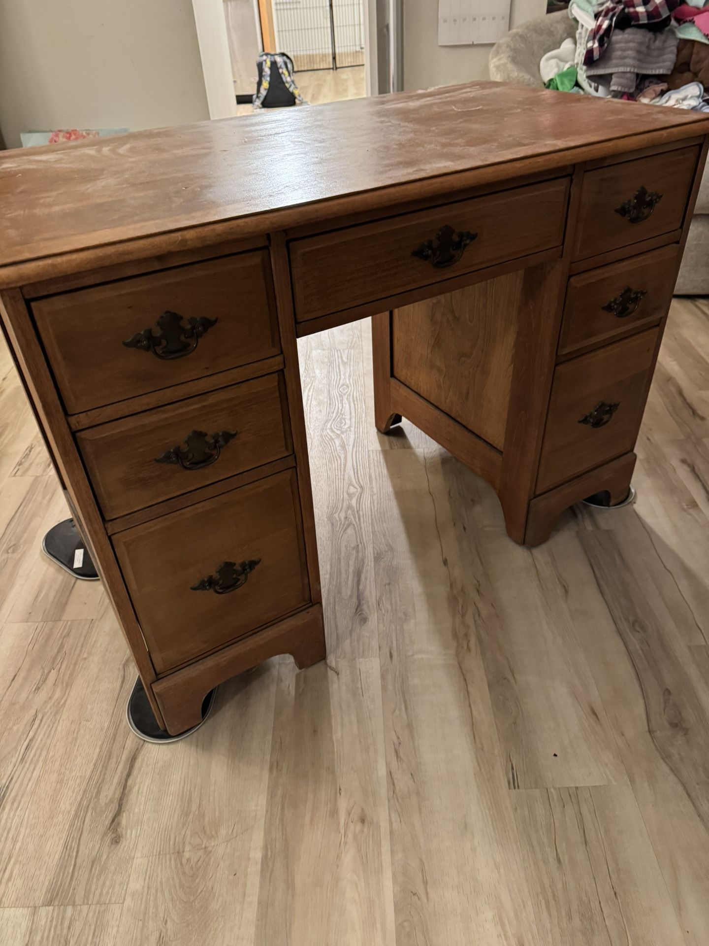 Solid Wood Desk.