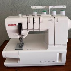 Janome CoverPro 2000CPX Coverstitch Machine – NEW (No Box) w/ Accessories