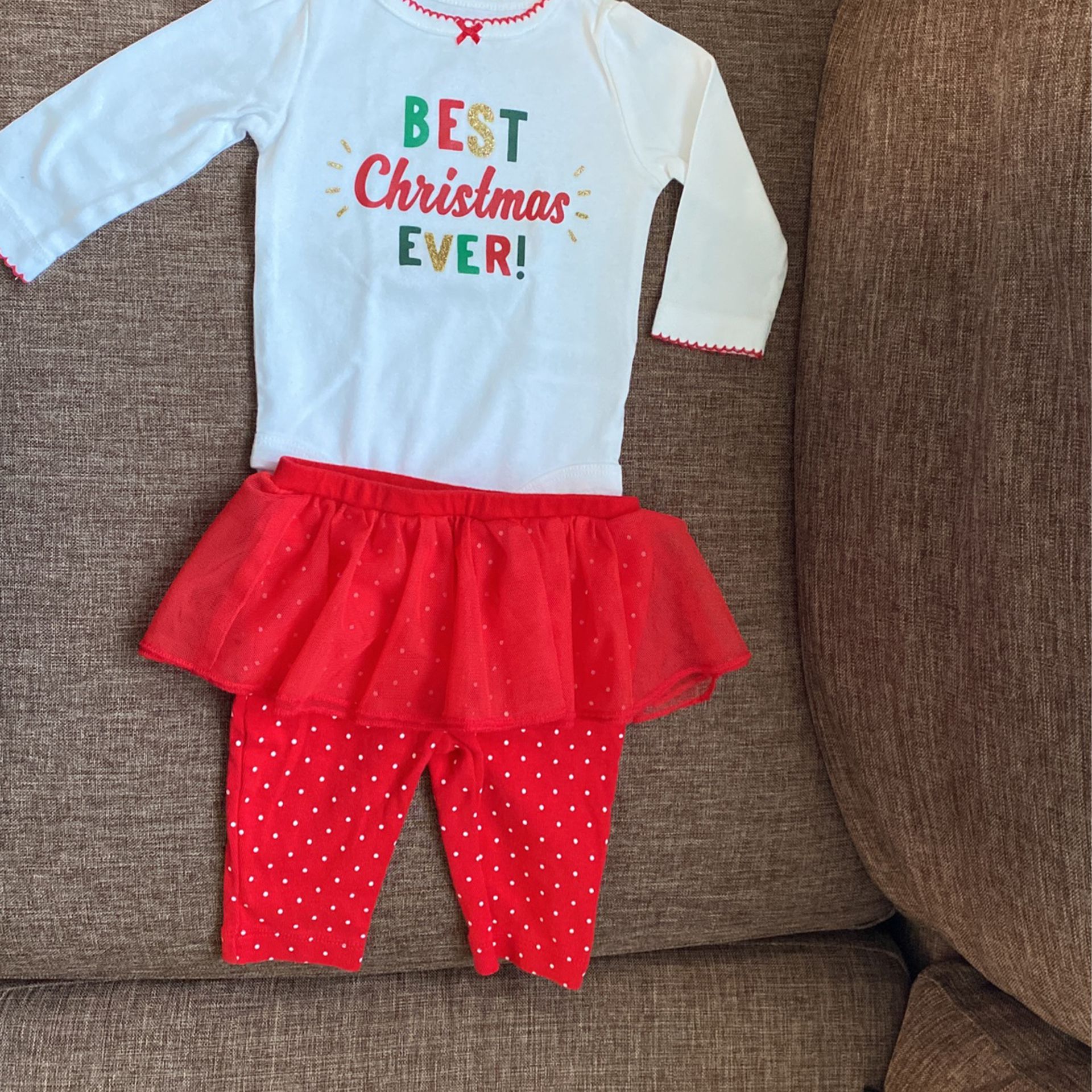 Christmas Outfit Baby Girl 0:3