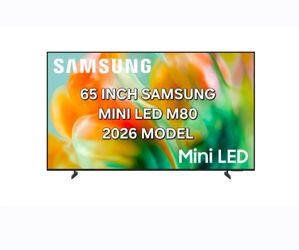 65 Inch Samsung Mini LED Smart TV 4K UHD with 144 Hz refresh rate. Brand new 2026 Model.