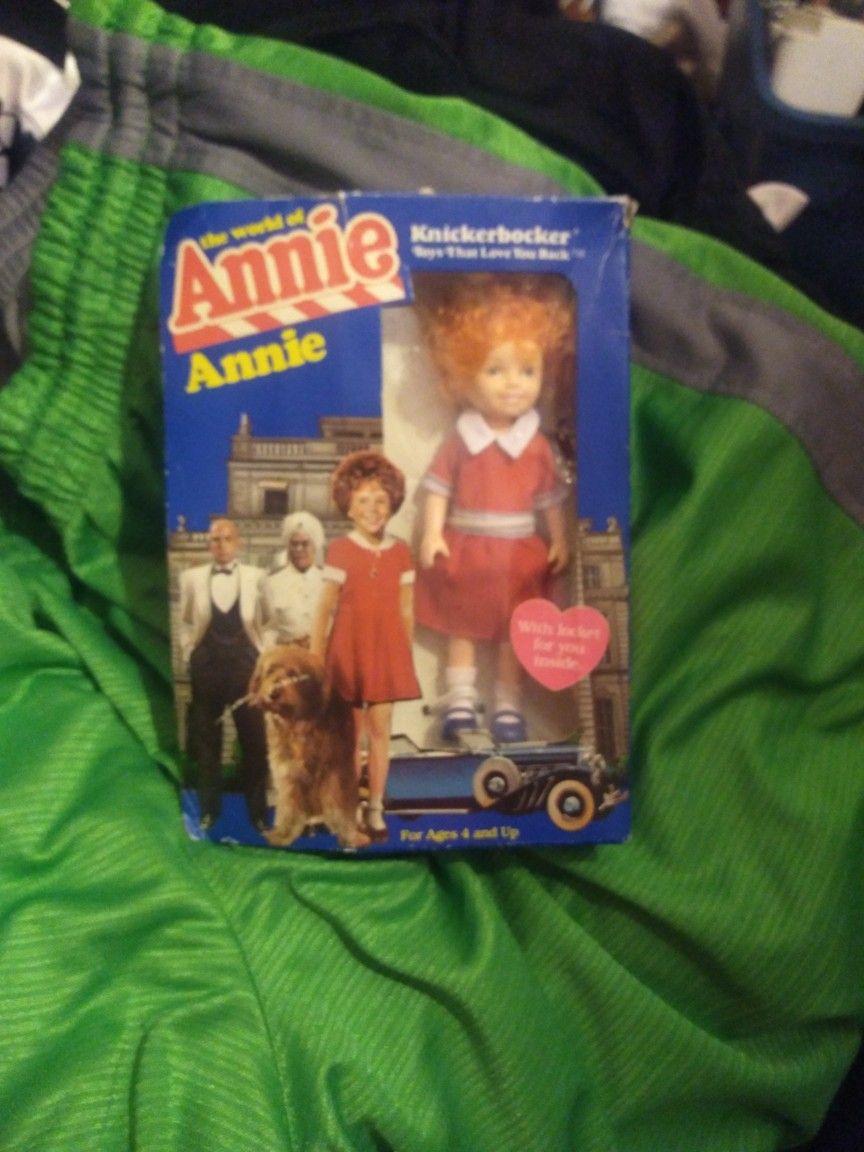 "1982" Original "Annie" Doll...With Bracelet...NEVER  Opened...