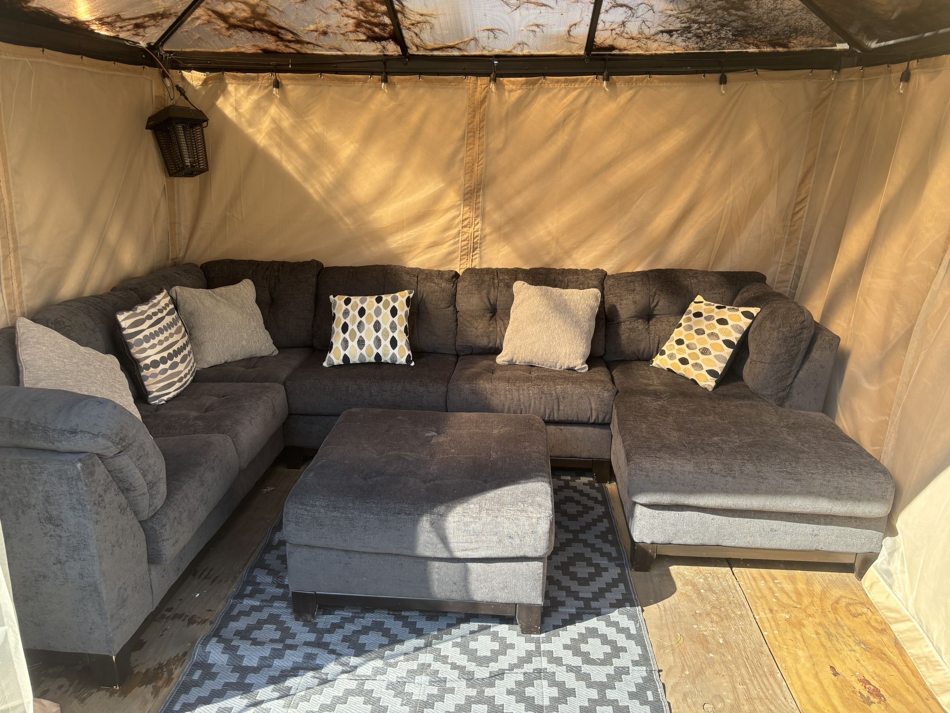 Grey Sectional Couch
