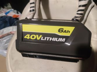 NIB never used 40v lithium 6ah