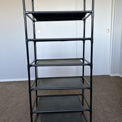 Mesh 6 Level Shelving Unit