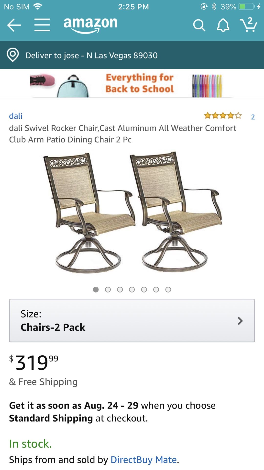 dali Swivel Rocker Chair Cast Aluminum All Weather Comfort Club