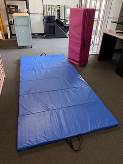 New 4x8 Gymnastics 2 Inch Thick Folding Tumbling Mat for Home Gym
