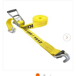 Keeper 2-inch x 27-foot J-hook ratchet tie-down strap,