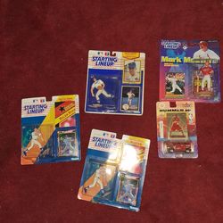 Starting Lineup/Fleer 5pc bundle (Nolan Ryan  & LeBron James!)