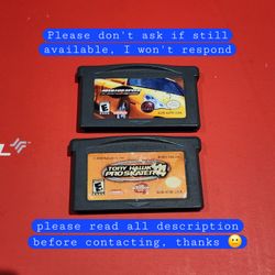 Tony Hawks Pro Skater 4 & Need for Speed Porsche Unleashed GBA Games
