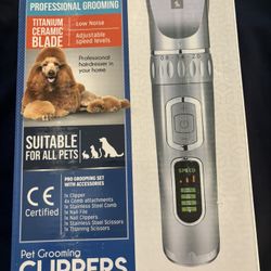 Dog Grooming Kit Clippers Low Noise