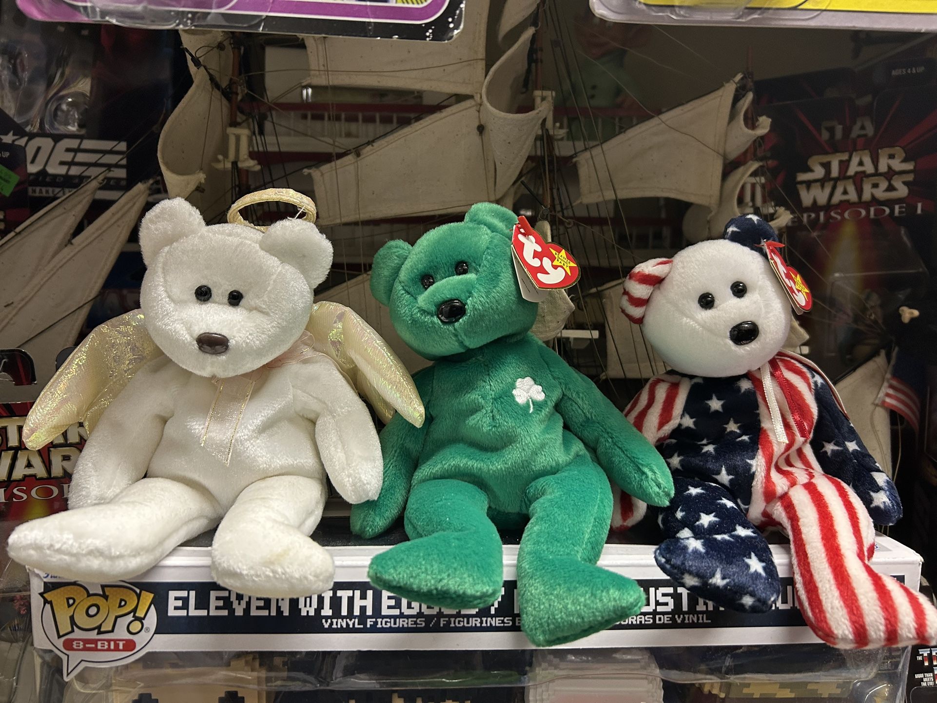3 VERY RARE BEANIE BABIES